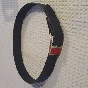 Monkee's Black Belt with Red Rhinestones Size 32